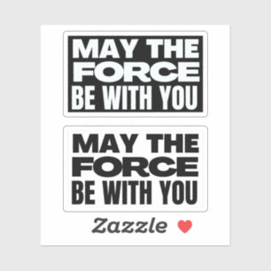 Adesivo Que A Força Esteja Com Você