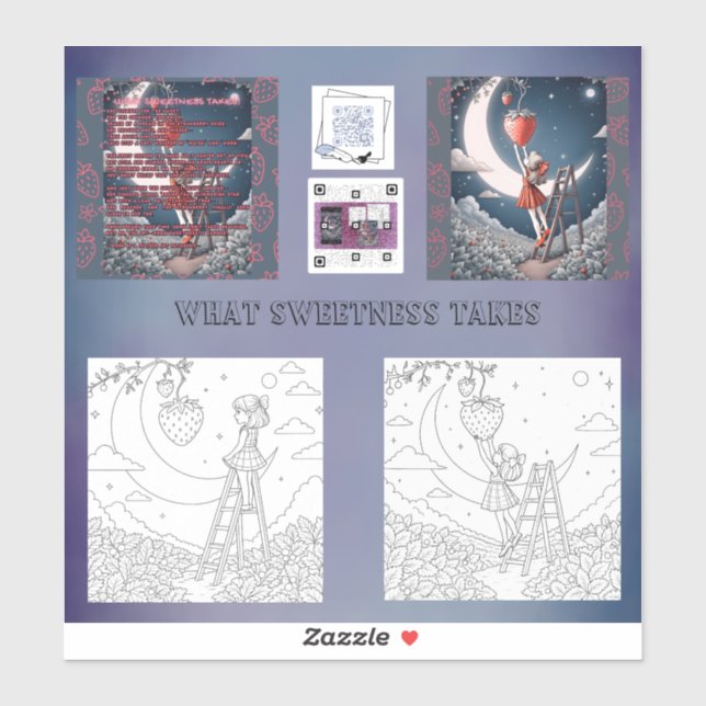 Adesivo Que Doçura Tem Vinheta (Folha)