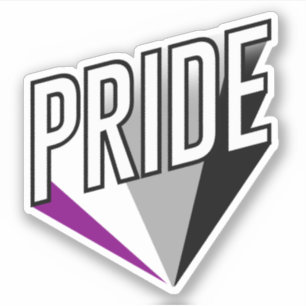 Adesivo Quebra do Orgulho Asexual