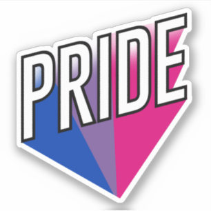 Adesivo Quebra do Orgulho Bissexual