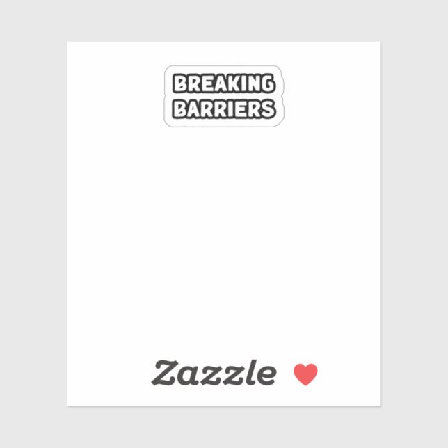 Adesivo Quebrando Obstáculos Superando Obstáculos Reveland (Folha)