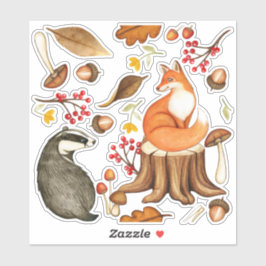 Adesivo Queda Deixa Badger & Fox Vinil Decal