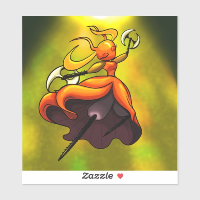 Adesivo Queen of the Skarr (Folha)