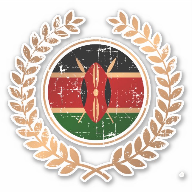 Adesivo Quênia (Frente)
