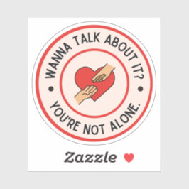 Adesivo Quer Falar Sobre Isso? | Sensibilização para a saú