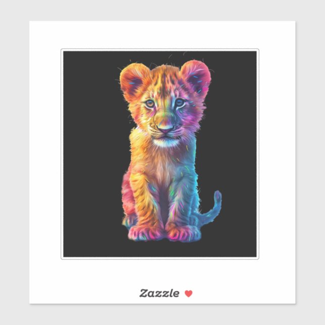 Adesivo Querida, Big Cat Cub (Folha)