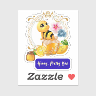 Adesivo Querida, Bonito Abelha