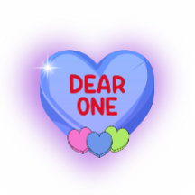 Querido Um Coração Roxo Doce de São Valentão 