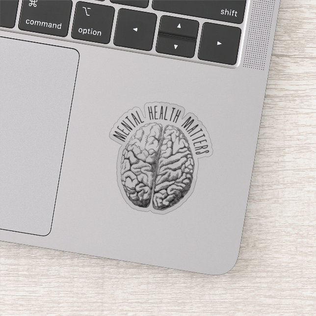 Adesivo Questões de saúde mental (Detalhe)