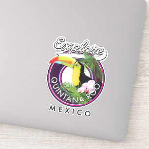 Adesivo Quintana Roo praia holbox México.