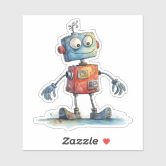 Adesivo Quirky Robots (design nº 12)
