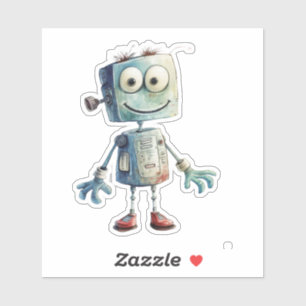 Adesivo Quirky Robots (design nº 9)
