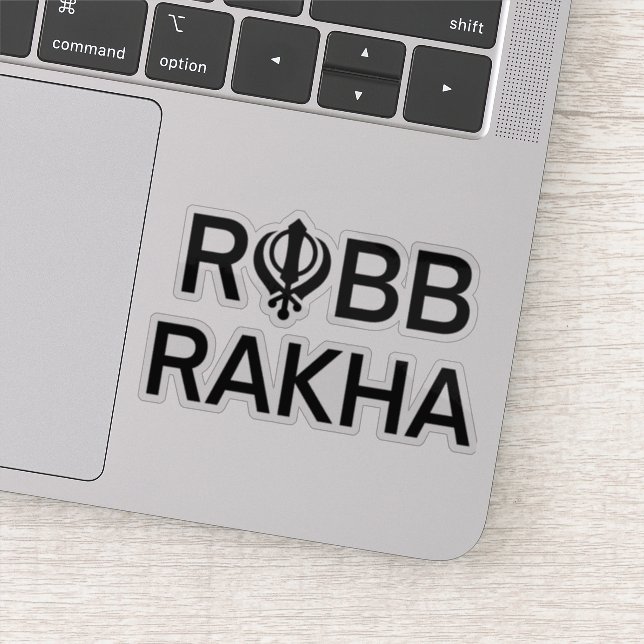 Adesivo Rabb Rakha Punjabi Sikh (Detalhe)