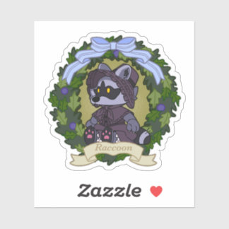 Adesivo Raccoon Custom-Cut Vinyl Sticker