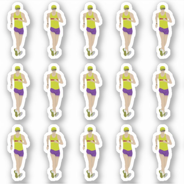 Adesivo Race Walking (Frente)