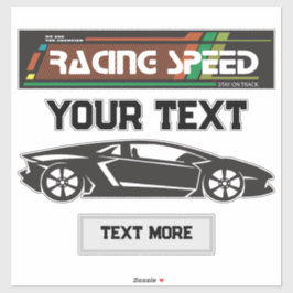 Adesivo Racing Speed Car Design – Fast Motorsport Performa
