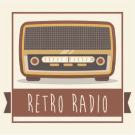 Adesivo Rádio Retro