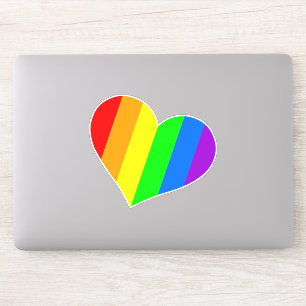 Adesivo Rainbog Heart Sticker