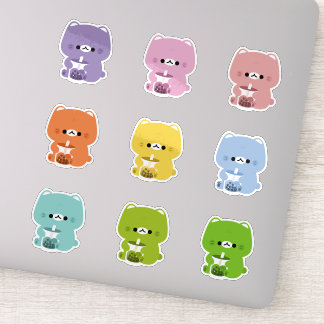 Adesivo Rainbow Boba Cat