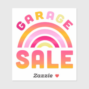 Adesivo Rainbow Garage Sale Sticker