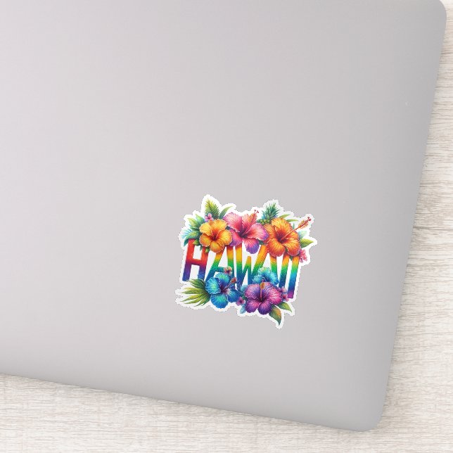 Adesivo Rainbow Hawaii (Detalhe)