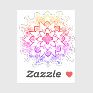 Adesivo Rainbow Mandala Sticker