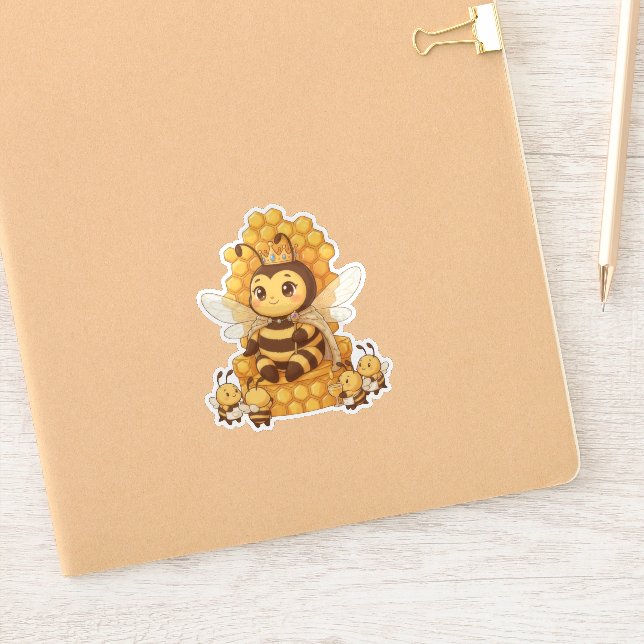 Adesivo Rainha Bee (Notebook)