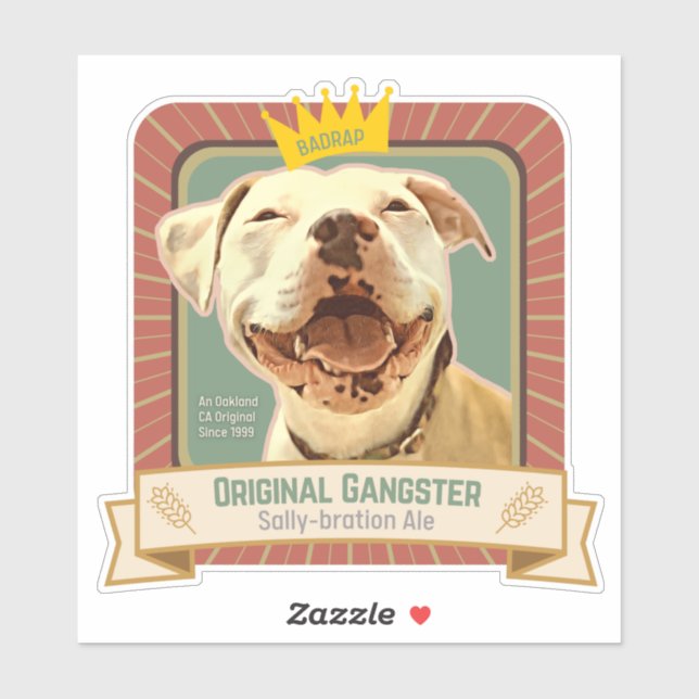 Adesivo Rainha do Vinhal da Máquina do BADRAP (Folha)