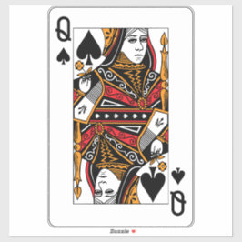 Adesivo Rainha dos Espadas