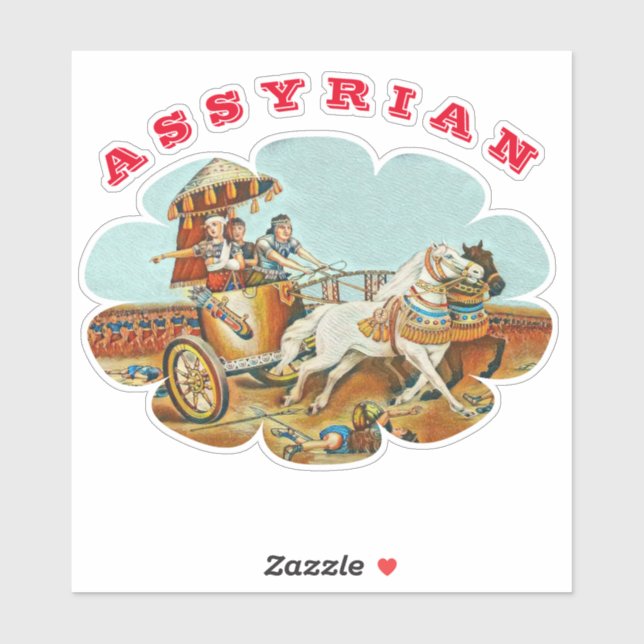 Adesivo Rainha Shamiram - Vinheta de Vinilo de Corte Perso (Folha)