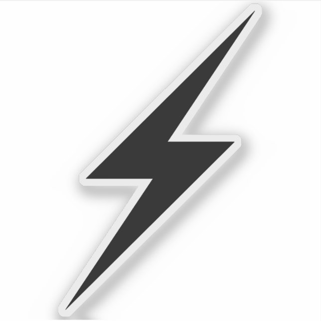 Adesivo Raio Negro Da Anarquia (Frente)