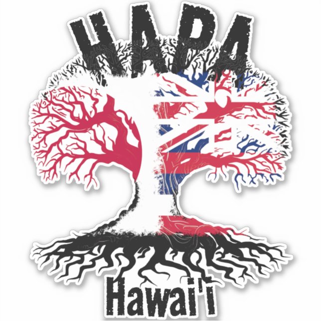 ADESIVO RAIOS HAPA JAPAN HAWAII (Frente)