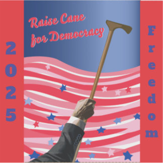 Adesivo Raise Cane Democracy Vinyl Sticker