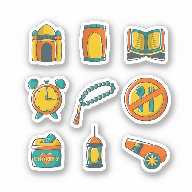 ADESIVO RAMADAN STICKERS (Frente)