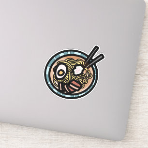 Adesivo Ramen ama japonês giro