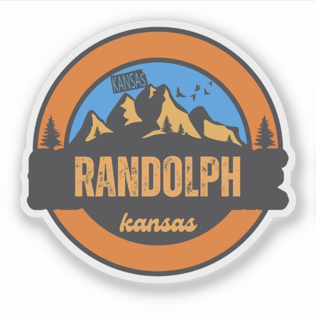 Adesivo Randolph, Kansas (Frente)