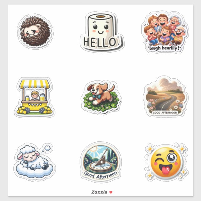 Adesivo Random Stickers Pack (Folha)