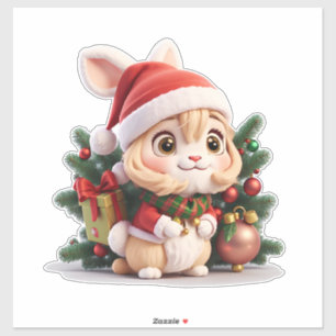 Adesivo Rapariga de Natal