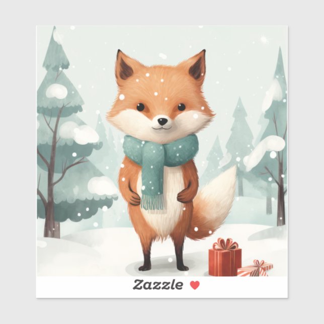 Adesivo Raposa (Folha)