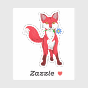 Adesivo Raposa Feliz