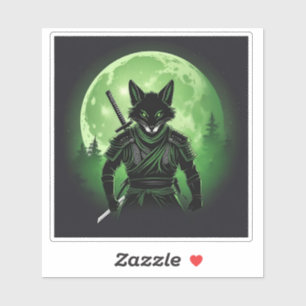 Adesivo Raposa Silhueta Preta