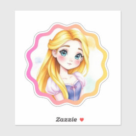 Adesivo Rapunzel Dreams Custom-Cut Vinyl Sticker