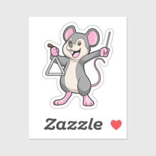 Adesivo Rat Music com Triangel