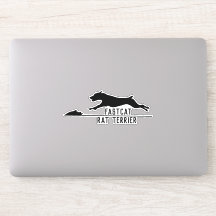 Rat terrier fast-cat lure coursing sticker