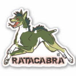 Adesivo Ratacabra - rato terrier chupacabra