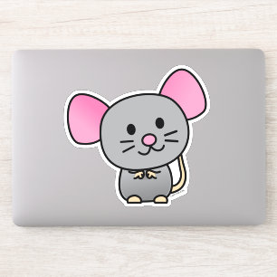 Adesivo Rato de rato de ano novo, lunar chinês, vermelho