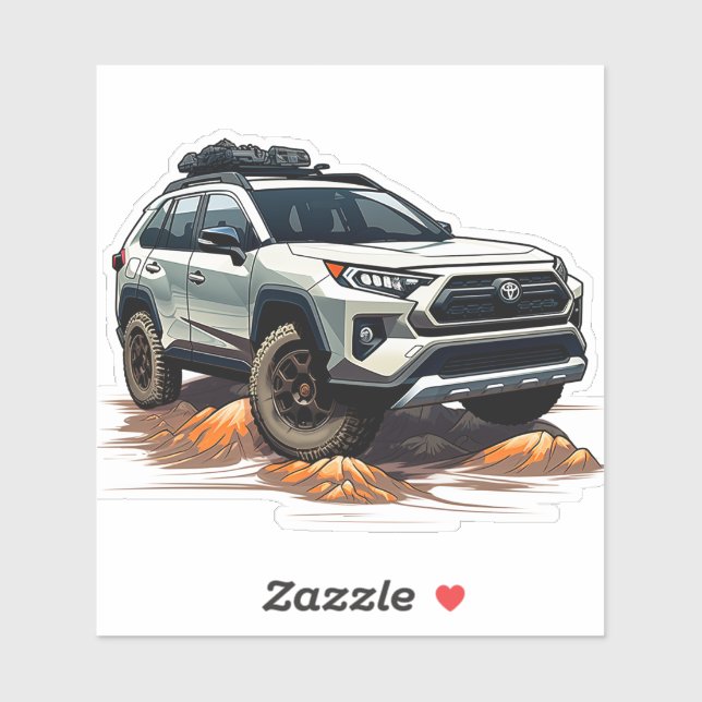 Adesivo Rav 4 Vinyl Sticker (Folha)