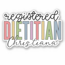 Adesivo RD Multicolorido Dietitiano Registrado Personaliza