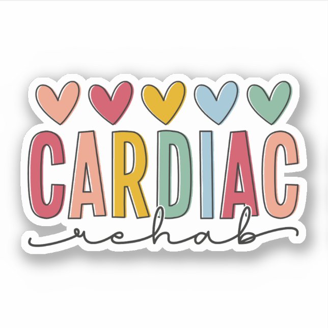Adesivo Reabilitação cardíaca, reabilitação cardíaca (Frente)