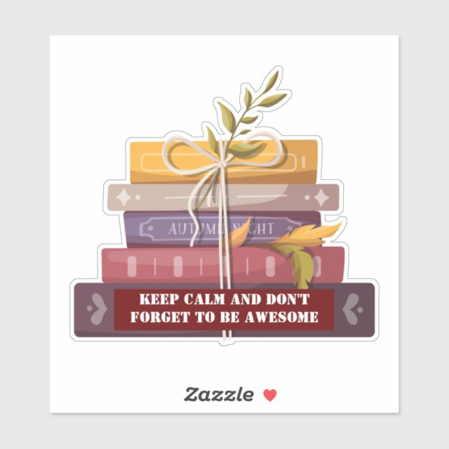 Adesivo Reading is my favorite sport  (Folha)